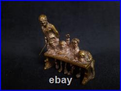 Petit Bronze Classe d'école (xixe Siècle)