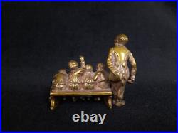 Petit Bronze Classe d'école (xixe Siècle)