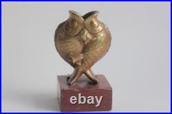 Petit vase Poissons bronze Chine XIXe siècle (61154) Petit vase Poissons bronze Chine XIXe siècle (61154)