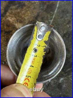 Petite sonnette de table en bronze argenté- XIXe siècle Maison Bourgeoise