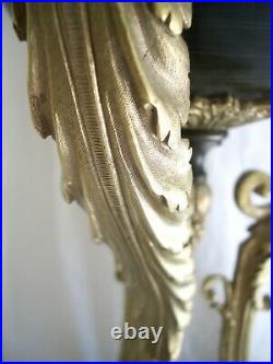 Pied Lampe à pétrole Athénienne Empire bronze à têtes de faunes XIXè siècle