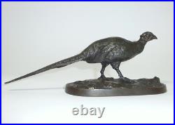Pierre-Jules Mêne Bronze Faisan XIXe Siècle Pierre-Jules Mêne Bronze Faisan XIXe Siècle