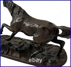 Pierre- Jules Mêne Cheval En Bronze Sculpture Équestre XIX Éme Siècle