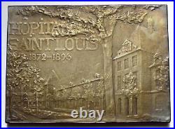 Plaque Ernest Besnier de l'Hôpital Saint-Louis 1872-1896 Paris par Charpentier