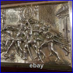 Plaque en bronze Assassinat du duc de Guise XVIIIe/XIXe siècle Plaque en bronze Assassinat du duc de Guise XVIIIe/XIXe siècle