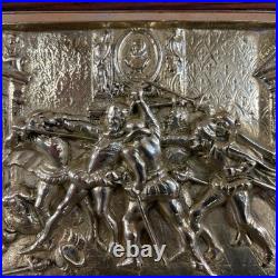 Plaque en bronze Assassinat du duc de Guise XVIIIe/XIXe siècle