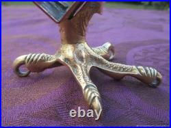 Porte Boîte d'allumettes ancienne Griffes d'agle bronze cuivre XIX siècle Porte Boîte d'allumettes ancienne Griffes d'agle bronze cuivre XIX siècle