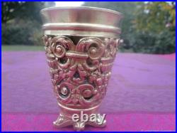 Porte-couverts ancien Porte-crayons Ajouré Bronze XIX siècle