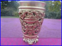 Porte-couverts ancien Porte-crayons Ajouré Bronze XIX siècle