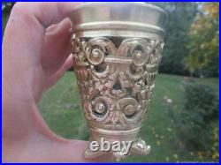 Porte-couverts ancien Porte-crayons Ajouré Bronze XIX siècle