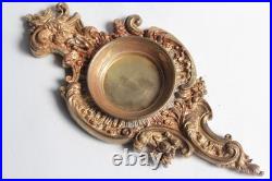 Porte montre à gousset mural bronze XIXe siècle (68270)