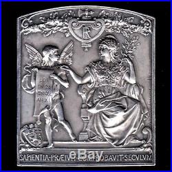 RARE Médaille Loi organique du Notariat Cour d'Appel de Lyon ART NOUVEAU 1903