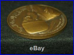 Rare Medaille Bronze E. Rogat 1840 Mehemet Ali Pacha Egypte Ottoman