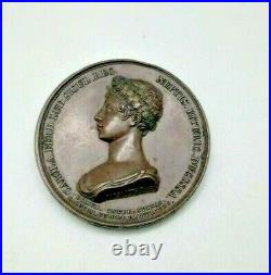 Rare Médaille Duchesse Berry Henri V 1821 Baron Desnoyers SPL