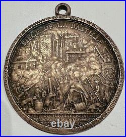 Rare Médaille Uniface Siège De La Bastille 1789 Paris Par Andrieu