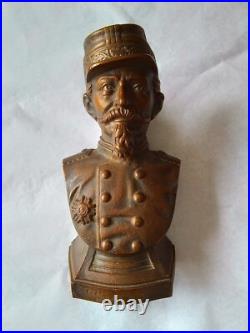 Rare demi buste bronze de l'empereur napoleon III XIX siecle hauteur 21 cm Rare demi buste bronze de l'empereur napoleon III XIX siecle hauteur 21 cm