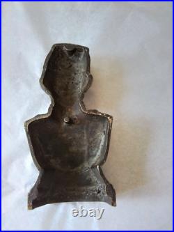 Rare demi buste bronze de l'empereur napoleon III XIX siecle hauteur 21 cm