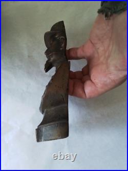 Rare demi buste bronze de l'empereur napoleon III XIX siecle hauteur 21 cm