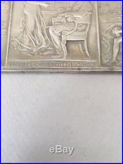 Roty, médaille Cinquantième Anniversaire Christofle 1842 1892. Rare. Ecrin