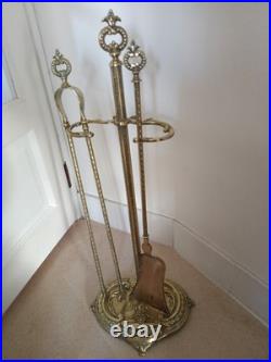 SERVITEUR DE CHEMINÉE EN BRONZE XIX éme siécle