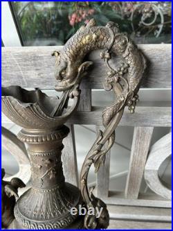 SPECTACULAIRE VASE AIGUIÈRE STYLE RENAISSANCE ET BAROQUE XIXe Siècle Éclectisme