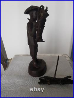 STATUETTE BRONZE ASIATIQUE PORTEUR FAGOTS- FIN XIXe/DEBUT XXe SIECLE -BON ETAT STATUETTE BRONZE ASIATIQUE PORTEUR FAGOTS- FIN XIXe/DEBUT XXe SIECLE -BON ETAT