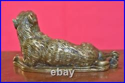 STATUETTE bronze STYLE RENAISSANCE lionne allaitante XIXe 19e siècle 19th