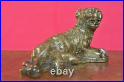 STATUETTE bronze STYLE RENAISSANCE lionne allaitante XIXe 19e siècle 19th