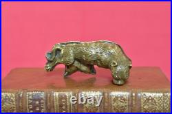 STATUETTE bronze STYLE RENAISSANCE lionne allaitante XIXe 19e siècle 19th