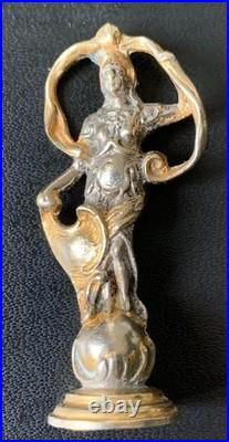 Sceau à cacheter art nouveau fin XIX ème siècle
