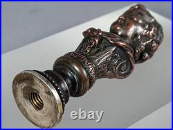 Sceau ancien en bronze buste chérubin non chiffré XIXe siècle C162 Sceau ancien en bronze buste chérubin non chiffré XIXe siècle C162