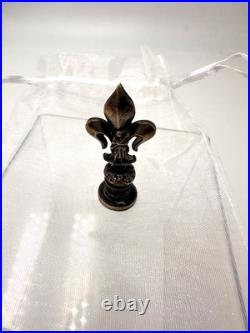 Sceau cachet fleur de Lys Jeanne d'arc époque XIXe siècle