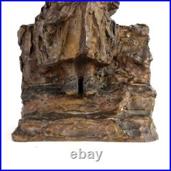 Sculpture Ancienne Bronze Jeune Paysanne Giulio Branca XIXe Siècle Originale