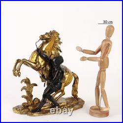 Sculpture Ancienne Dompteur à Cheval G. Coustou France XIXe Siècle Sculpture Ancienne Dompteur à Cheval G. Coustou France XIXe Siècle