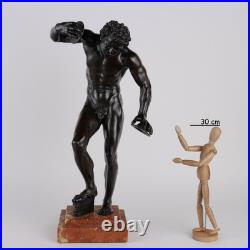 Sculpture Ancienne avec Sujét Mythologique en Bronze XIXe Siècle
