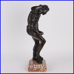 Sculpture Ancienne avec Sujét Mythologique en Bronze XIXe Siècle