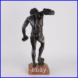 Sculpture Ancienne avec Sujét Mythologique en Bronze XIXe Siècle