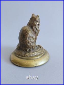 Sculpture Art nouveau Chat bronze doré fin XIXe début XXe siècle Dlg A. Barye Sculpture Art nouveau Chat bronze doré fin XIXe début XXe siècle Dlg A. Barye