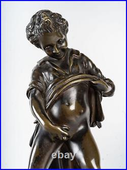 Sculpture en Bronze du XIX ème Siècle de Style Louis XV