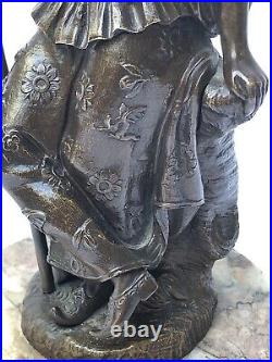 Sculpture en bronze Dun Guerrier Asiatique (tartare) Fin XIXe Siècle Chine