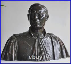 Sculpture en bronze avec cachet de fondeur, XIX éme siècle Homme De Loi