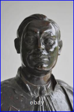 Sculpture en bronze avec cachet de fondeur, XIX éme siècle Homme De Loi