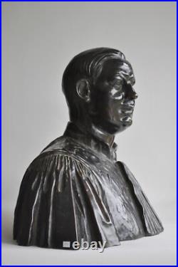 Sculpture en bronze avec cachet de fondeur, XIX éme siècle Homme De Loi