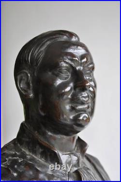 Sculpture en bronze avec cachet de fondeur, XIX éme siècle Homme De Loi