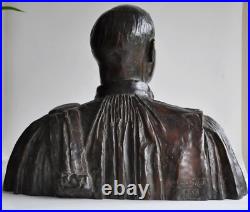 Sculpture en bronze avec cachet de fondeur, XIX éme siècle Homme De Loi