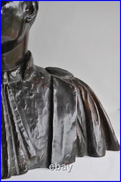 Sculpture en bronze avec cachet de fondeur, XIX éme siècle Homme De Loi