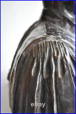 Sculpture en bronze avec cachet de fondeur, XIX éme siècle Homme De Loi