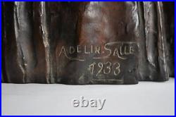 Sculpture en bronze avec cachet de fondeur, XIX éme siècle Homme De Loi