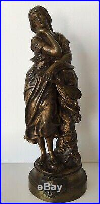 Sculpture en bronze signé A Gaudez époque XIX ème siècle