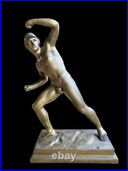 Sculpture en bronze signée Oskar Gladenbeck Fondeur Berlin, fin XIXe siècle Sculpture en bronze signée Oskar Gladenbeck Fondeur Berlin, fin XIXe siècle
